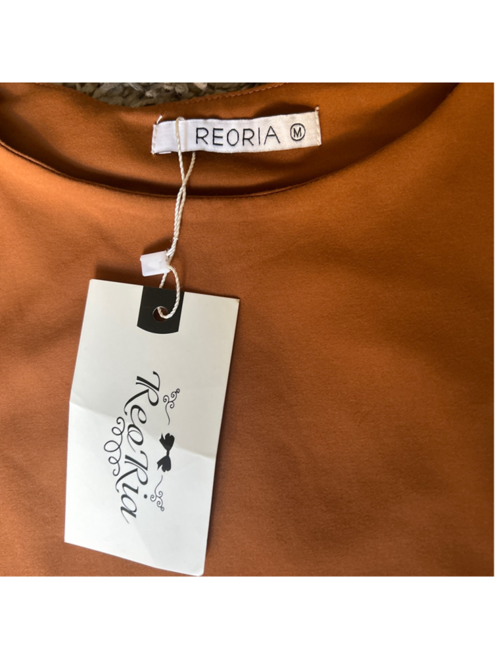 Women's Reoria Brown Sleeveless Bodysuit Size M NWT - Picture 2 of 4